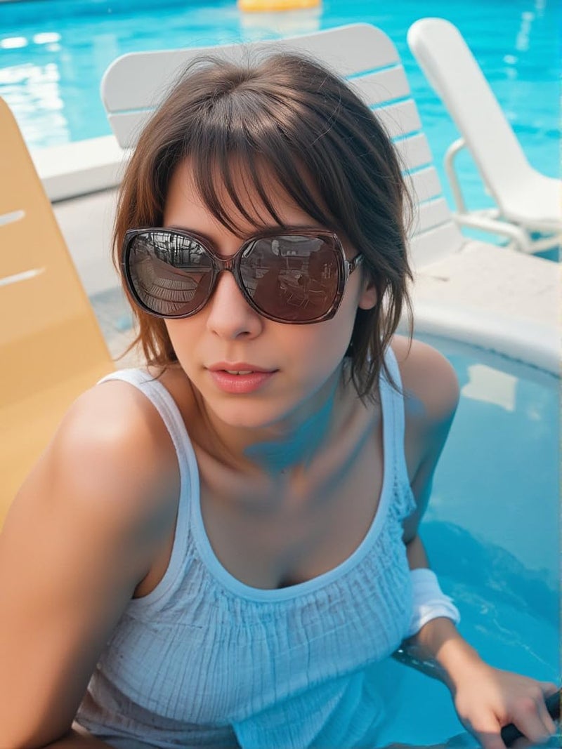 The Fresh Women's Oversized Square Jackie O Cat Eye Hybrid Butterfly Fashion Sunglasses - Exquisite Packaging (723302-Leopard Print, Brown Polarized Lens) - Image 3